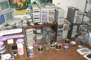 Raubkopie-'Fabrik' <<Illegale Massenproduktion>>