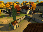 Screenshot aus der neuen Battlefield-Heroes-Map „Heroes of the Fall“.