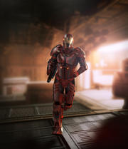 Die Inferno-Rüstung für Amazon-Vorbesteller von Mass Effect 2.