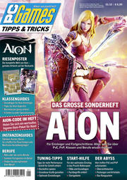 Vorgeschmack: So sieht das Titelbild des kommenden PC-Games-Aion-Sonderhefts aus (Änderungen vorbehalten)