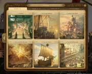 Neue Szenarien: In 'Der Fall di Mercante' (rechts unten) helfen Sie der bekannten Adelsfamilie, die Reste des Vermögens zusammenzuklauben.