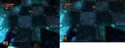 Das Problem im Bild: Die Widescreen-Version von Bioshock 2 ist 'beschnitten'.