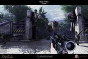 Screenshots zum Dino-Shooter Primal Carnage. 