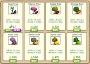 Bäumchen wechsel dich: Nur acht von 17 Farmville-Bäumen können Sie mit Coins kaufen - den Rest müssen Sie sich von Ihren Nachbarn schenken lassen.