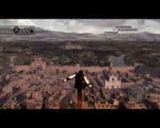 In Assassins Creed 2 können Sie von Aussichtspunkten aus Ihre Karte erweitern - und dabei die durchaus realistische Aussicht genießen.