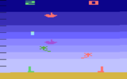 Das Spiel Air Sea Battle war einer der Titel, die für den Atari 2600 auf den Markt gebracht wurden.