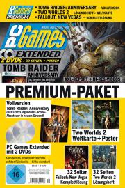 Die PC Games Premium enthält über 240 Seiten Lesestoff, darunter Komplettlösungen zu Fallout: New Vegas und Two Worlds 2.