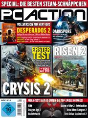 Die PC ACTION 4/11 ist das erste Spielemagazin der Republik, das einen ausführlichen Test von Crysis 2 veröffentlicht.