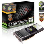 Der Ferrari unter den Grafikkarten: Die Nvidia 590 GTX geht an den Sieger der Hellbreed-Competition. Außerdem wurde eine Gainward-Grafikkarte unter allen Teilnehmern verlost.