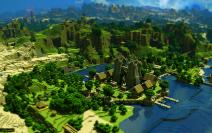 So cool kann Minecraft mit dem Tilt-Shift-Effekt aussehen. Für die Fotos zeichnet der Reddit-User leet_hacksaw verantwortlich. (1)