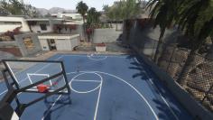 Basketballfeld auf Raid