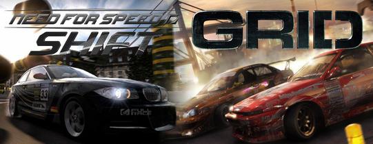 Grafikvergleich mit Need for Speed: Shift und Race Driver: GRID. (Collage)
