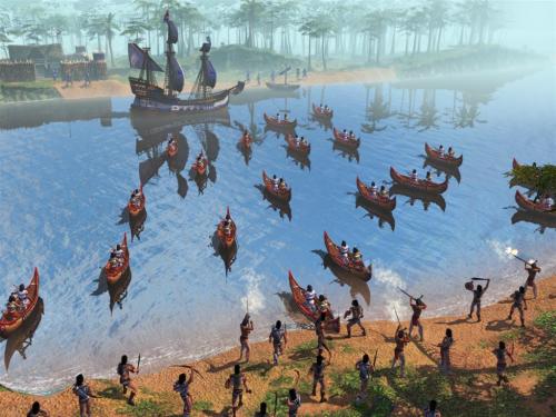 Microsoft schließt einen echten Age of Empires 3-Nachfolger (im Bild) nicht aus. Momentan konzentrieren sich die Entwickler allerdings auf AOE Online.