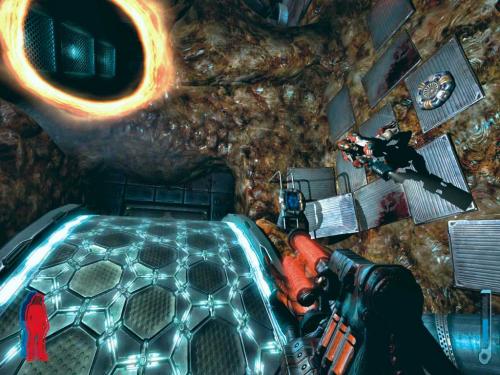 In Prey durftet ihr an Wänden entlang laufen und durch Portale springen. In Prey 2 dürft ihr das nicht mehr.