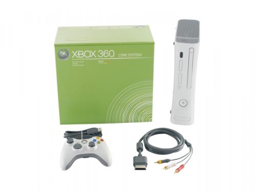 Die Xbox 360 zu Verkaufsstart.