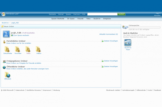 In Windows 8 soll eine SkyDrive-App integriert sein, die für verbesserte Cloud-Funktionalität sorgen soll. Microsoft spendiert seinen Nutzern außerdem 25 GB Cloud-Speicher.
