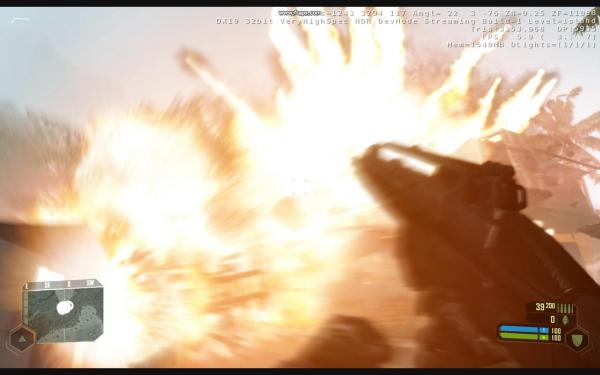 Crysis Xtreme FX 2 Quality Mod mit sensationellen Partikel- und Explosionseffekten im Youtube-Video. 