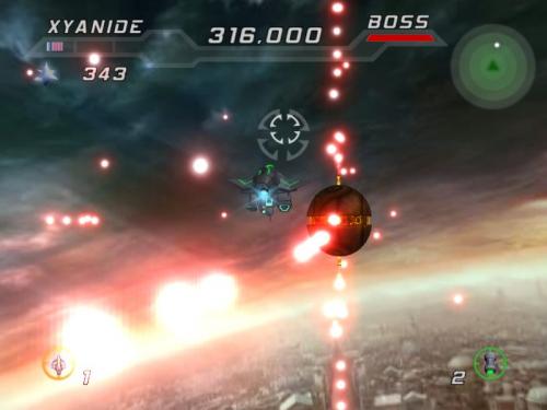 Am Ende jedes Levels wartet ein mehr oder weniger mächtiger Endgegner. Meist reicht es aus, diesen mit zielsuchenden Raketen einzudecken und seinem Feuer auszuweichen.