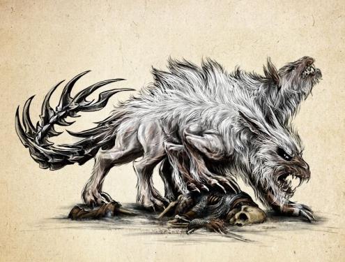 Ein frühes Artwork zu Das Schwarze Auge: Demonicon