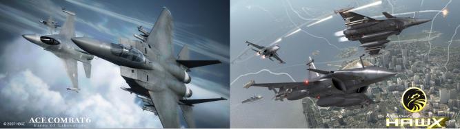 H.A.W.X. vs. Ace Combat 6 - Kann Ubisoft den Konsolentitel grafisch überflügeln?