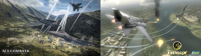 H.A.W.X. vs. Ace Combat 6 - Kann Ubisoft den Konsolentitel grafisch überflügeln?