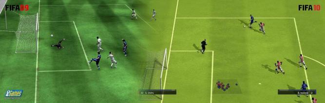 Die PC-Version von FIFA 09 und FIFA 10 im Grafikvergleich: Hat Electronic Arts optisch zugelegt? 