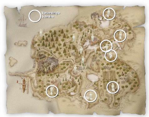 Gothic 2 Karte Verunreinigte Schreine