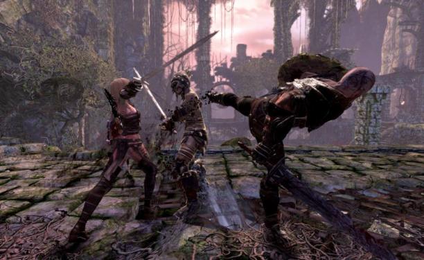 Als Team sind die Helden Caddoc und E'lara aus Hunted: Die Schmiede der Finsternis unschlagbar.