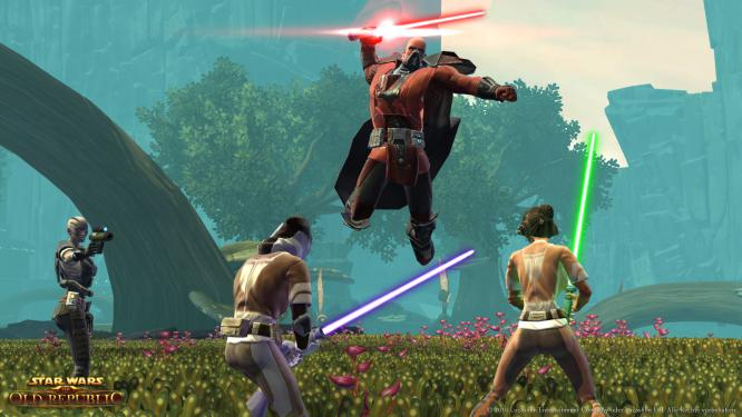 Star Wars: The Old Republic im Video - Die Sith demonstrieren ihre Macht.