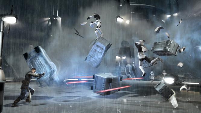 Screenshots aus Star Wars: The Force Unleashed 2. 