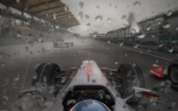 F1 2010 mit Direct X 11. Einer der ersten Screenshots aus diesem Modus.