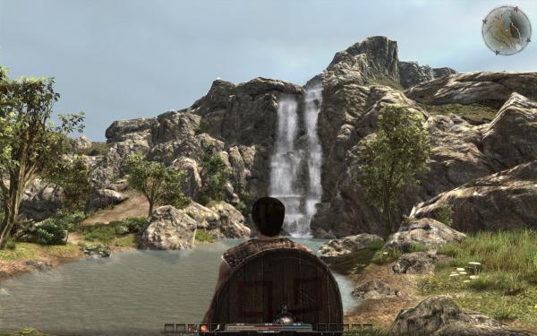 Arcania: A Gothic Tale: Die Grafik von Arcania kann sich sehen lassen. Vor allem die Wasserfälle passen wunderbar in die hübsche Landschaft und erzeugen so ein idyllisches Gesamtbild. 