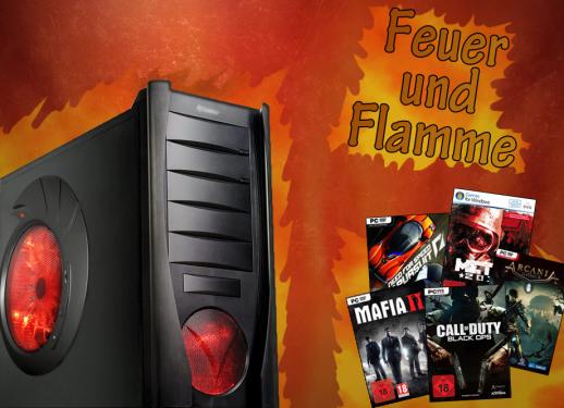 Diese und andere Spiele bringen Ihren Rechner ins mächtig ins Schwitzen.