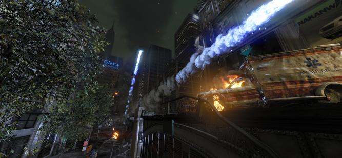 Crysis 2: Neue Screenshots von Crytek zeigen starke Grafikeffekte. 