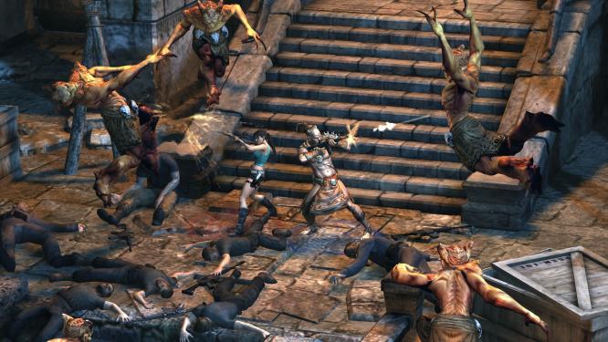 Mit Koop-Mechanik und mehr Action weicht das neue Lara Croft-Abenteuer deutlich von der festgefahrenen Tomb Raider-Reihe ab. (1)