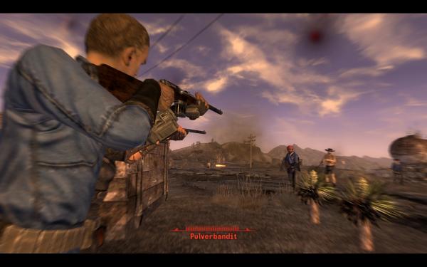 Fallout: New Vegas in 1.680 x 1.050. Das Rollenspiel erscheint am kommenden Freitag für PC und Konsolen.