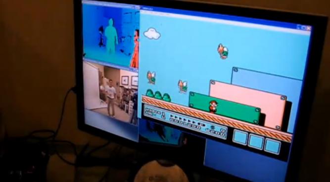 Super Mario Bros. 1 - 3 mit Emulator und Kinect? Mit einem dementsprechenden Hack durchaus möglich.