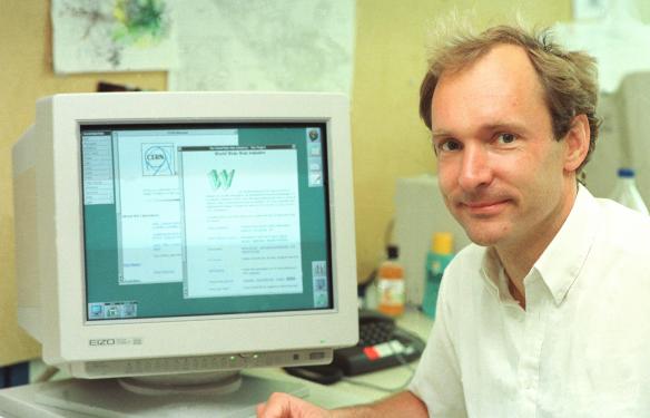 Tim Berners-Lee stellte am Samstag vor 20 Jahren die erste Website der Welt ins noch taufrische Internet.