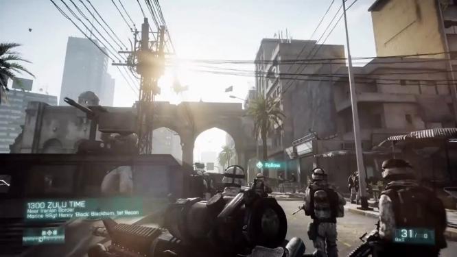 Art Director Gustab Tilleby vom Entwicklerstudio Dice verspricht gegenüber NowGamer, dass beide Konsolenversionen von Battlefield 3 trotz der vermeintlich besseren Grafik auf dem PC noch immer sehr gut aussehen werden. (8)