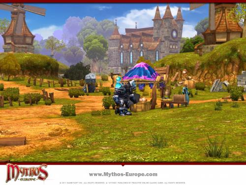 Ähnlichkeiten mit bereits bestehenden MMORPGs sind wie immer rein zufällig: Hunderttausende haben sich bereits in die Welt von Mythos gestürzt.