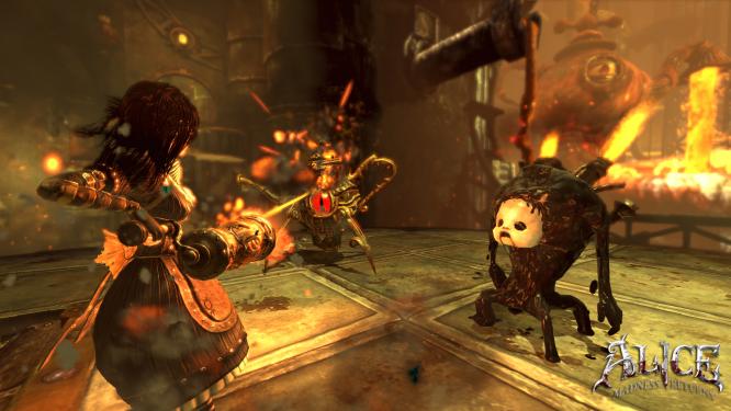 Kampfsystem im neuen Trailer vorgestellt: Alice: Madness Returns bietet uns eine düstere Märchenwelt und bizarre Feinde.