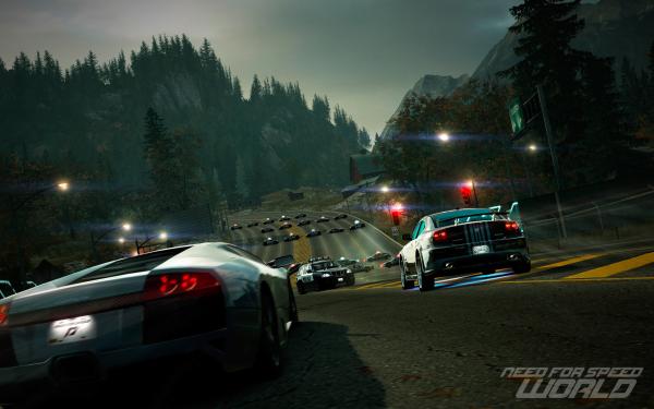 Der neue Team-Flucht-Modus war im neuesten Update von Need for Speed World enthalten. Hier müssen sich die Spieler germeinsam der Cops erwehren.