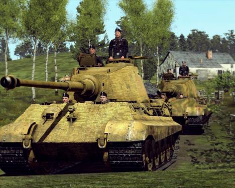 Die ersten 3, der Pressemitteilung angehängten, Screenshots zeigen verschiedenstes Kriegsgerät. Zu sehen gibt es unter anderem ein Halbkettenfahrzeug, einen Mörser und mehrere schwere Panzer.  (3)