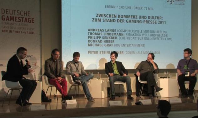 Auf der Quo Vadis 2011 ging es auch um Entwicklungen im Spielejournalismus.