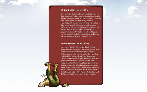Nach einer Attacke von LulzSec derzeit offline: Der Free2Play-Shooter Battlefield: Heroes.