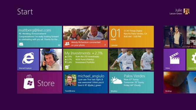 Mit Windows 8 will Microsoft auch auf dem PC die Metro-Oberfläche etablieren. Wer will, kann allerdings auch die klassische Ansicht wählen.