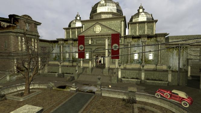 Wolfenstein Ray Traced basiert auf dem gleichnamigen Ego Shooter aus dem Jahre 2009. Das technische Fundament des Spiels bildete ursprünglich id Softwares 3D-Engine id Tech4.  (1)