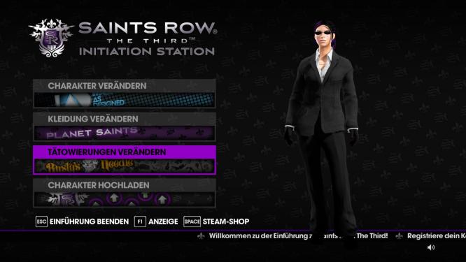 Mit der Initiation Station könnt ihr ab dem 1. November euren eigenen Saints Row-Heldenerstellen. Der Fantasie sind dabei nur wenige Grenzen gesetzt.