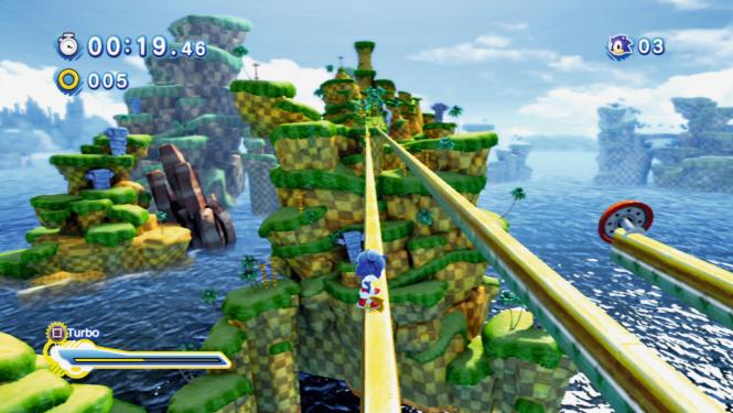 Den irren Speed von Sonic Generations bekommt man nur per Gamepad gebändigt