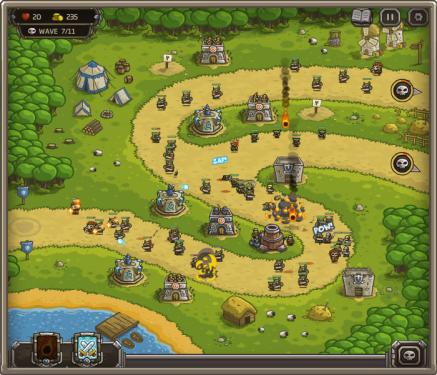 Kingdom Rush ist ein kostenloses Tower Defense-Spiel für den Browser. (2)